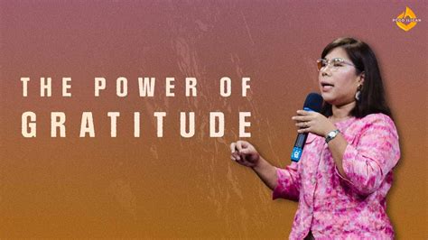 The Power Of Gratitude Pastor Daphne Vicente Youtube