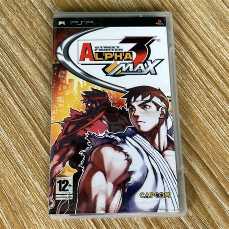 Street Fighter Alpha 3 Three Max Rare Sony Playstation Portable Psp