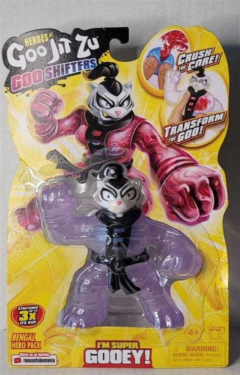 Heroes Of Goo Jit Zu Goo Shifters Bengal Hero Pack Super Gooey Figure