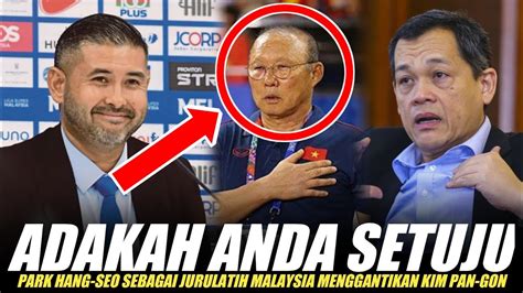 Rasmifam Melantik Park Hang Seo Sebagai Jurulatih Malaysia