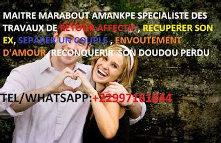 PUISSANT MARABOUT AMANKPE TEL WHATSAPP 22997161844 Rituel Pour