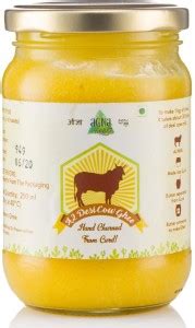 Agna A2 Desi Cow Ghee HAND CHURNED FROM CURD Ghee 250 Ml Glass Bottle