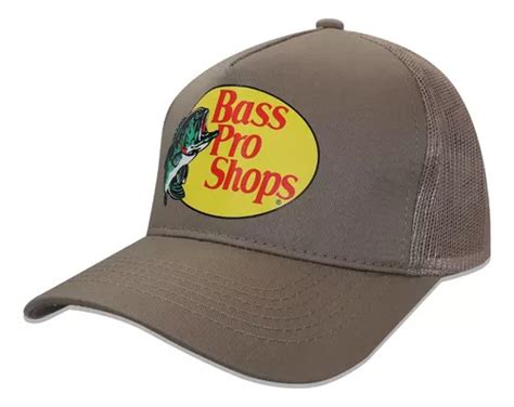 Gorra Bass Pro Shop Khaki Café Original Unitalla Trucker Meses Sin