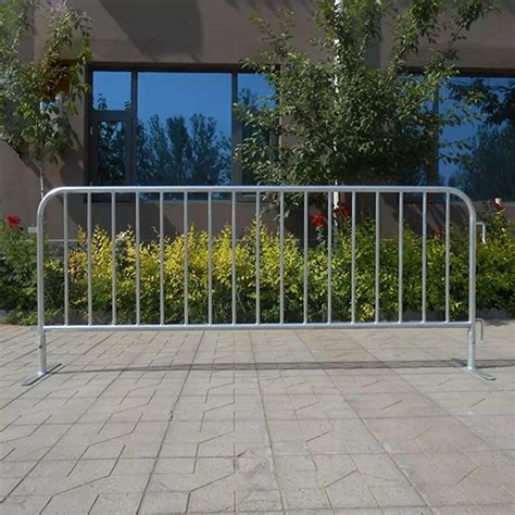 Steel Barrier Interlocking Powder Coated Crowd Control Barricade