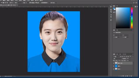 教你用光影魔术手把白底证件照换成蓝底 百度经验
