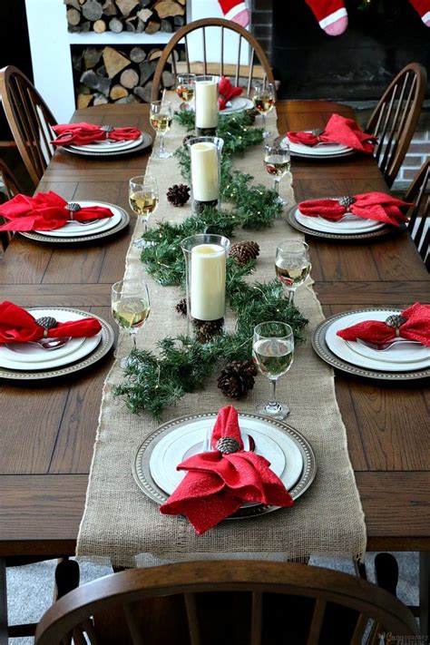 Christmas Table Setting Ideas Kitchen Info