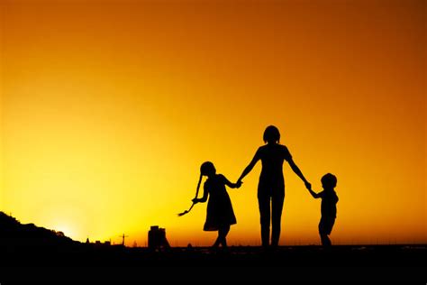 Single Mom Silhouette Stock Photos Pictures And Royalty Free Images Istock