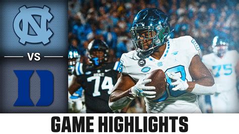 North Carolina Vs Duke ACC Football Highlights 2022 YouTube