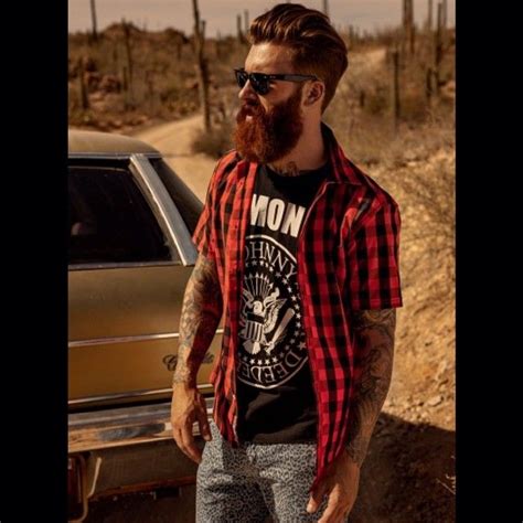 Levi Stocke Full Thick Red Beard Beards Bearded Man Men Mens Street