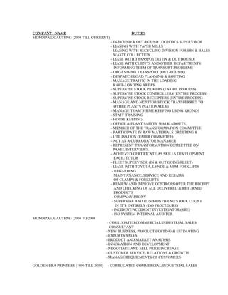 Mellusi S Curriculum Vitae PDF