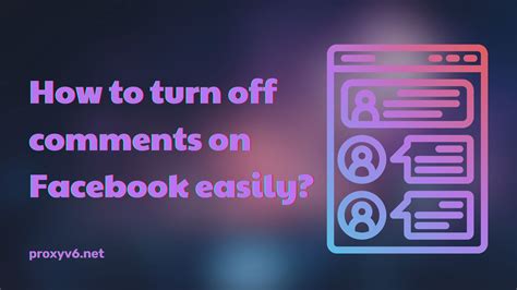 How To Turn Off Comments On Facebook Easily