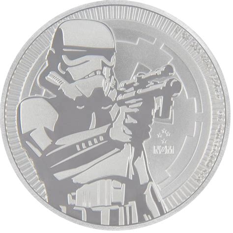 2 dollars Niue 2018 1 once argent BU Stormtrooper Elysées Numismatique