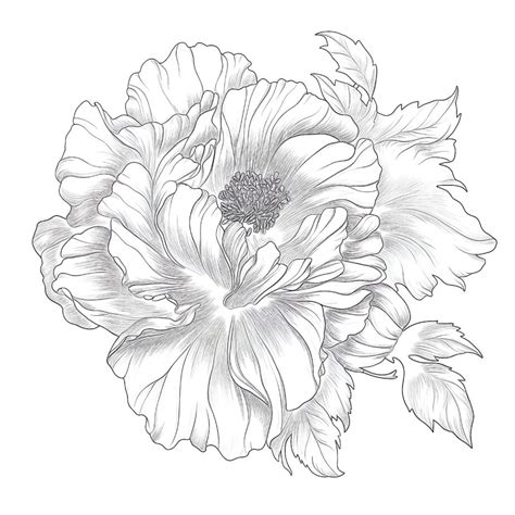 Flor Para Colorear Páginas Para Colorear Mimi Panda
