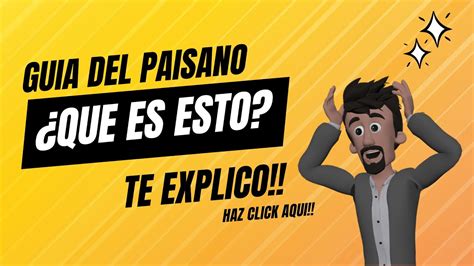 ¿que Es Guia Del Paisano Youtube