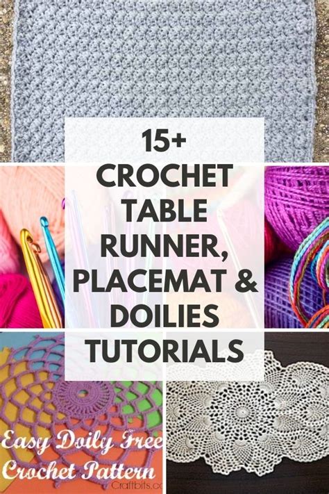 Crochet Placemats Table Runners And Doily Patterns