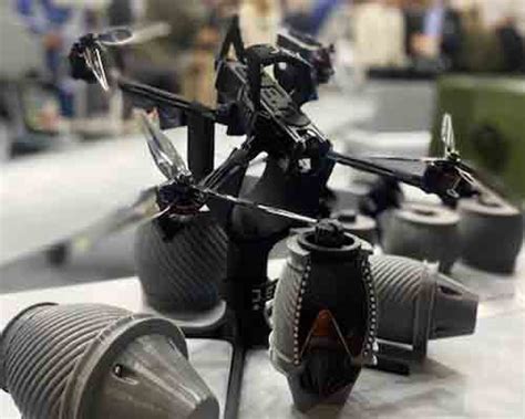 Ukrainian First Person View Drones At Eurosatory 2024