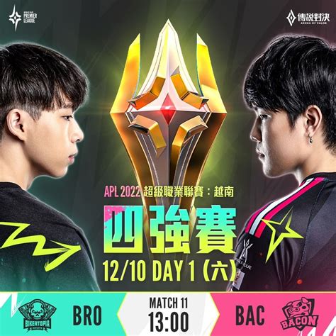 《傳說對決》apl 2022 Gcs 代表隊 Bro 以 4：2 佳績挺進四強《arena Of Valor》 巴哈姆特