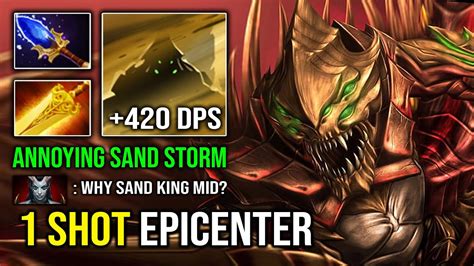 Wtf Shot Epicenter Radiance Sand Storm Dps New Hyper Carry Mid