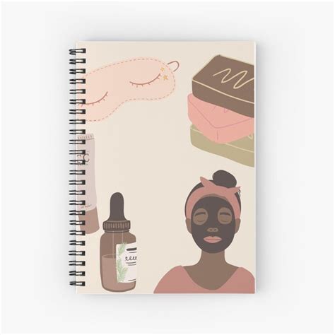 Cuaderno De Espiral Con La Obra Sunday Skincare Items Self Care