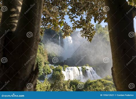 Waterfall of Marmore in Terni Stock Image - Image of fall, river: 195613521