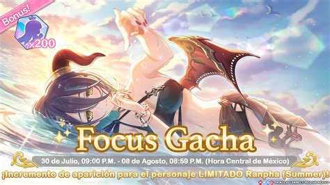 Focus Gacha 3 Ranpha Summer Princess Connect Re Dive YouTube