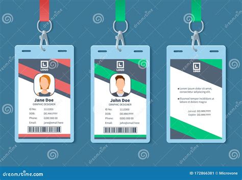 Id Card Event Stock Illustrations 2 931 Id Card Event Stock Illustrations Vectors And Clipart