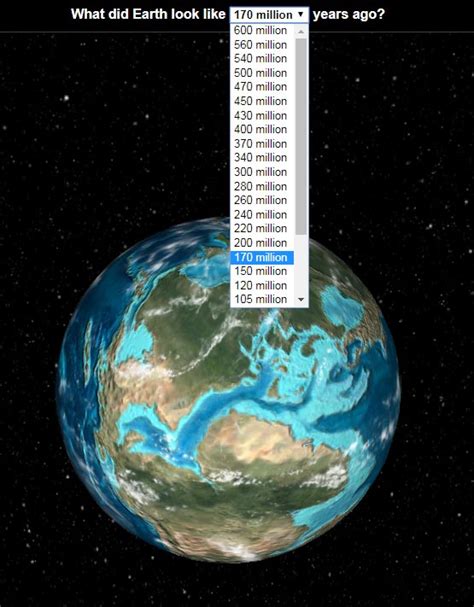 Earth 65 Million Years Ago Map