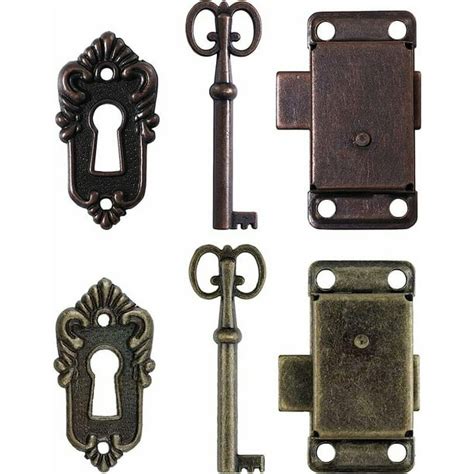 2 Set Of Antique Lock Antique Lock And Key Antique Cabinet Door Lock Vintage Drawer Lock Retro