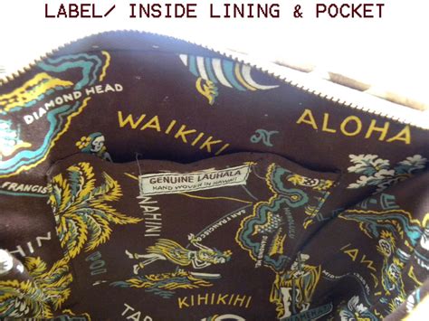 Vintage Hawaiian Handwoven Lauhala Handbag Purse