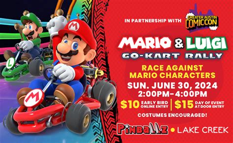 Mario and Luigi Go-Kart Rally | Pinballz