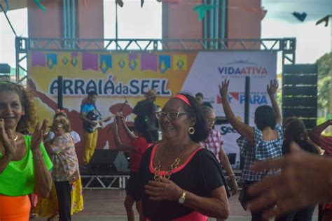 Arraial junino do Vida Ativa leva alegria para idosos Agência Pará