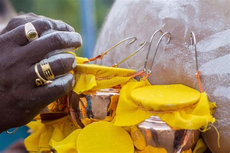 Kavadi Attam Was Performed by Devotees during Thaipusam in Batu Caves ...