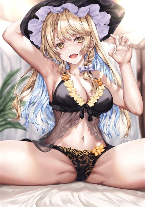 Anime Waifu Armpits Animu Pits On Twitter Kirisame Marisa Touhou