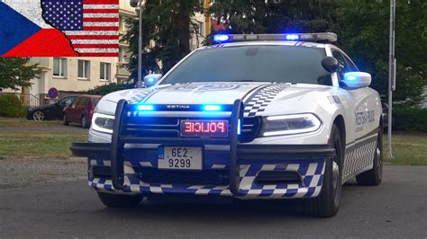 Ex Us Police Cars M Stsk Policie L Zn Bohdane With Lights And