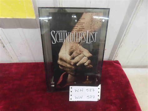 Collectors Edition Schindlers List Dvd Sealed In Plexi