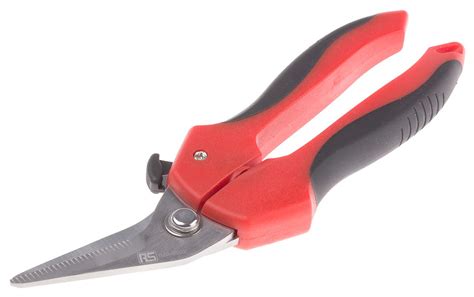 RS PRO 185 mm Angled Tin Snips for Various Materials | RS