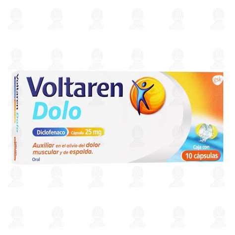 Voltaren Dolo 25 mg 10 Cápsulas