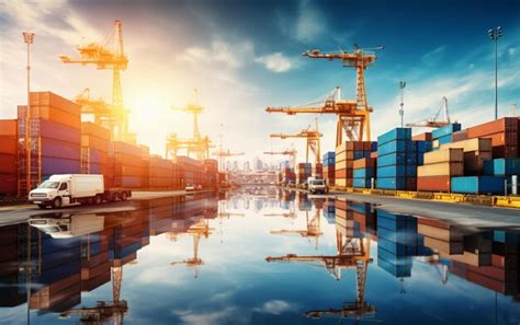 Premium Photo Global Business Logistics Import Export Background