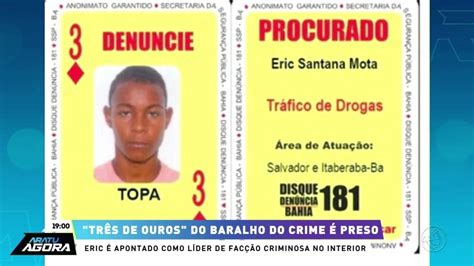 Tr S De Ouros Do Baralho Do Crime Preso Aratu On Not Cias Da