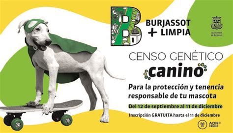 El Censo Canino llega a Burjassot conoce sus ventajas y cómo