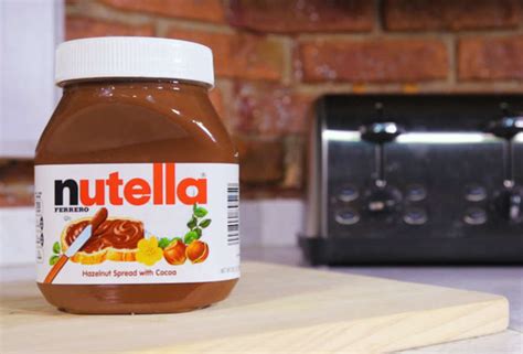 This Graphic Reveals Whats In Nutella Thrillist