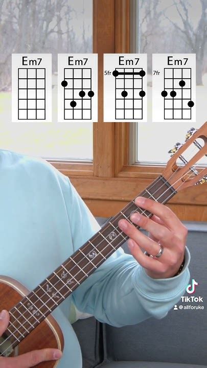 Variations Of The Em7 Chord On The Baritone Ukulele Youtube