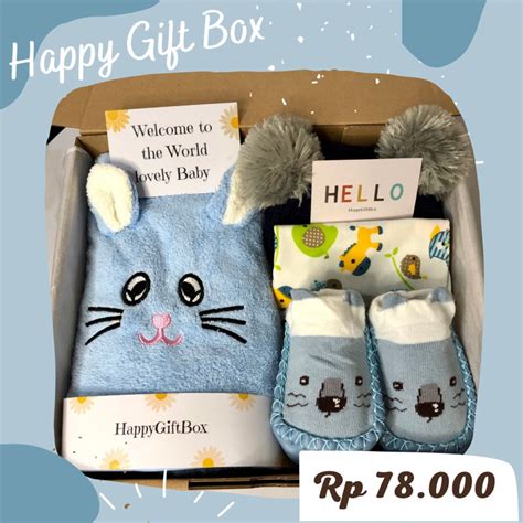 Jual HAMPERS BABY HADIAH BAYI KADO LAHIRAN SET HADIAH BAYI HAPPY GIFT