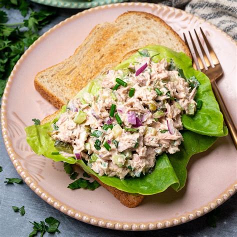 Healthy Tuna Salad Without Mayo Easy Lunch Recipes Yummy Lunches