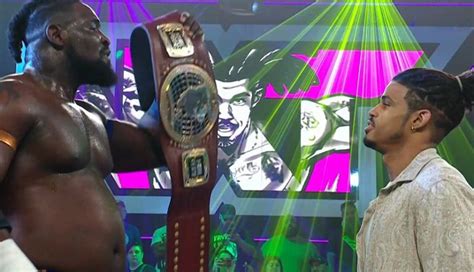 Wes Lee Returns Confronts North American Champion Oba Femi At Wwe Nxt