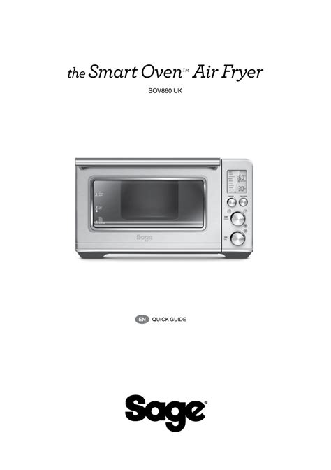 Sage the Smart Oven Air Fryer Instruction Manual | Manualzz