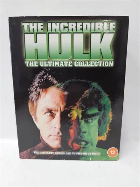 The Incredible Hulk The Complete Seasons 1 5 Dvd 2008 Bill Bixby Cert 12 24 £2499 Picclick Uk