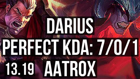 Darius Vs Aatrox Top 701 23m Mastery 500 Games Godlike Na