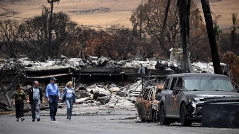 Maui Wildfires Updates President Biden First Lady Get Firsthand Look At Damage Good Morning