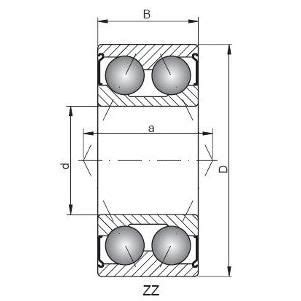 Angular Contact Bearing Zz X X Double Row Damencnc B V